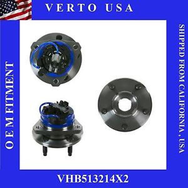 Pair (2) New Front Wheel Hub Bearing Assembly With Lifetime Warranty VHB513214X2 #1 image