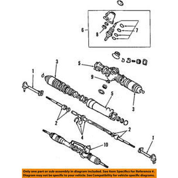 TOYOTA OEM Steering Gear-Inner Tie Rod End 4550309230 #1 image