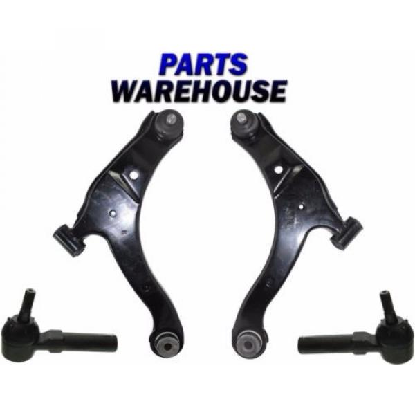 4 Pcs Kit Front Lower Control Arm w/Ball Joint Assembly &amp; Tie Rod Ends for Neon #1 image