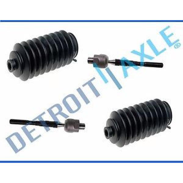NEW 4pc Front Suspension Inner Tie Rod + Boot Kit for Frontier Pathfinder Xterra #1 image