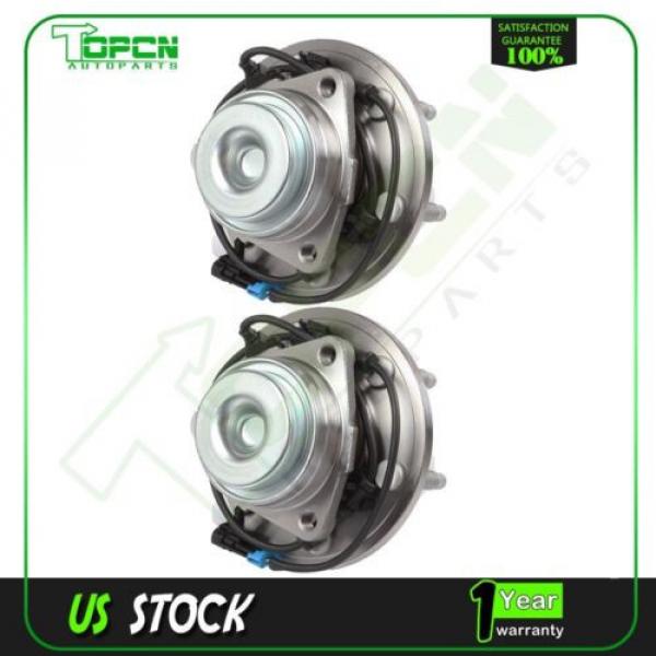 2 Front Left Right Wheel Hub Bearing Assembly New For Chevrolet GMC 6 Lug 2WD #1 image
