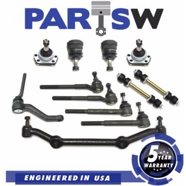 12Pc Suspension Kit for Chevrolet GMC Isuzu Inner &amp; Outer Tie rod end Ball Joint #1 image