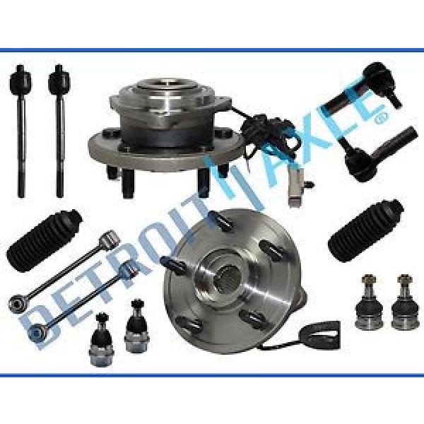 New 14pc Front Driver / Passenger Wheel Hub and Bearing Suspension Kit w/ ABS #1 image