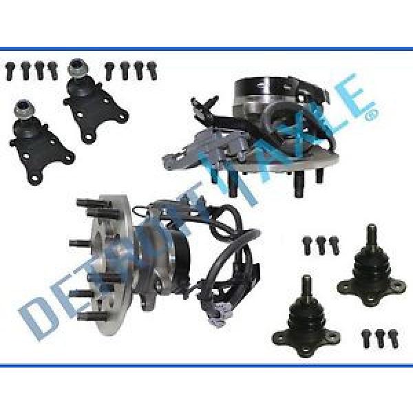 New 6pc Front Wheel Hub &amp; Bearing Suspension Kit w/ ABS for Colorado Canyon 2WD #1 image
