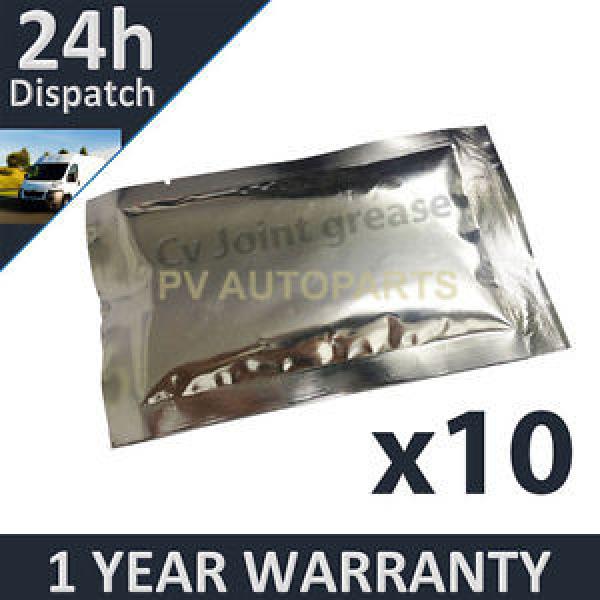 10 X 60g GREASE SACHET FOR USE WITH CV JOINTS DRIVESHAFTS GAITERS #1 image