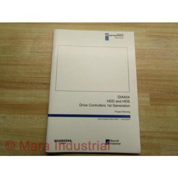 Rexroth Indramat DOK-DIAX04-HDD+HDS Project Planning Manual (Pack of 3) #2 image