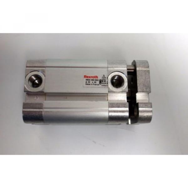 REXROTH COMPACT PISTON ROD CYLINDER 0822393605 H:30, D:32 #1 image